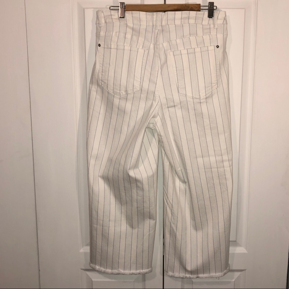 Striped Cropped Denim - Picture 7 of 8